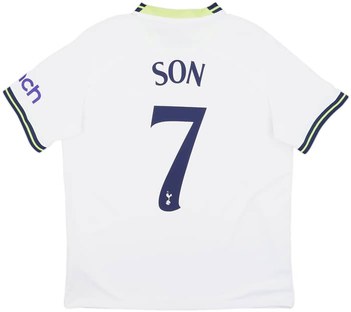 2022-23 Tottenham Home Shirt Son #7 - 8/10 - (L)