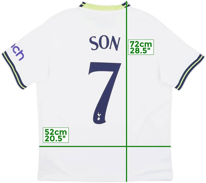 2022-23 Tottenham Home Shirt Son #7 - 8/10 - (L)