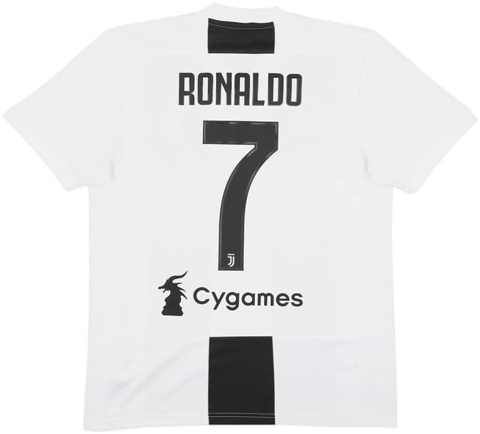2018-19 Juventus Home Shirt Ronaldo #7 - 9/10 - (M)