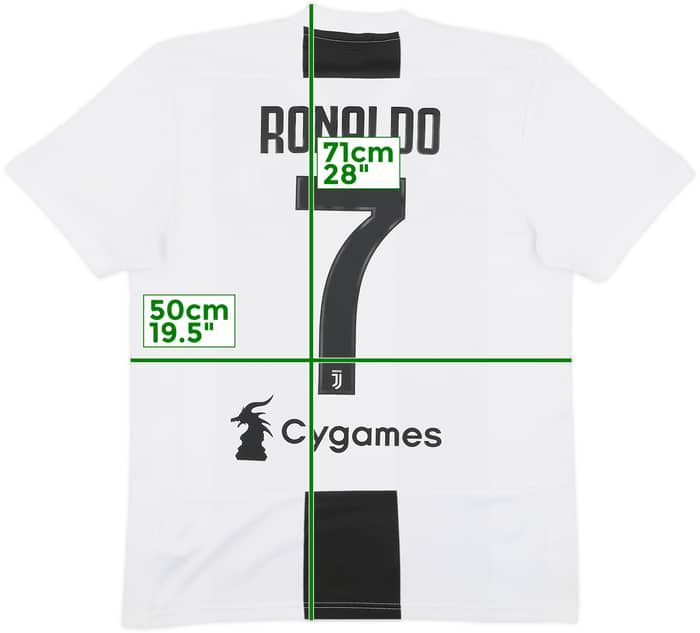 2018-19 Juventus Home Shirt Ronaldo #7 - 9/10 - (M)