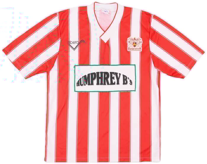 1990-91 Exeter City Match Issue Home Shirt #4
