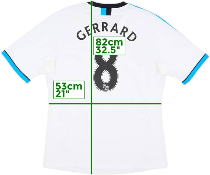 2011-12 Liverpool Third Shirt Gerrard #8 - 5/10 - (L)
