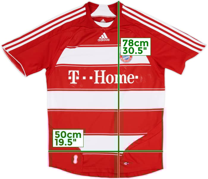 2007-08 Bayern Munich Home Shirt - 4/10 - (M)