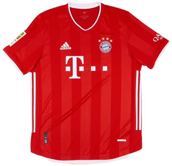 2020-21 Bayern Munich Authentic Home Shirt Sane #10 - 9/10 - (L)