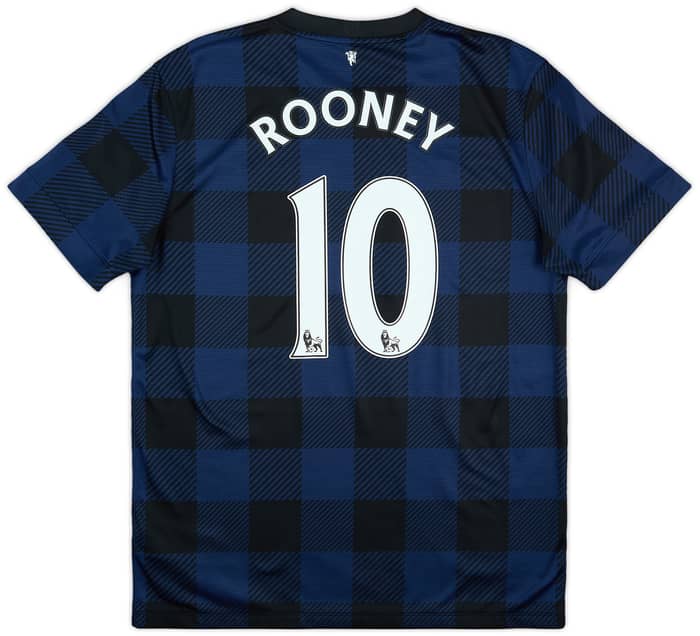 2013-14 Manchester United Away Shirt Rooney #10