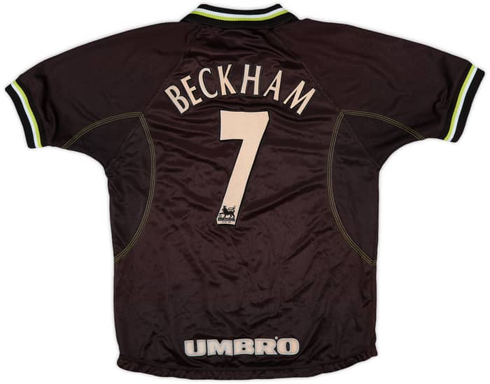 1998-99 Manchester United Third Shirt Beckham #7 - 7/10 - (Y)
