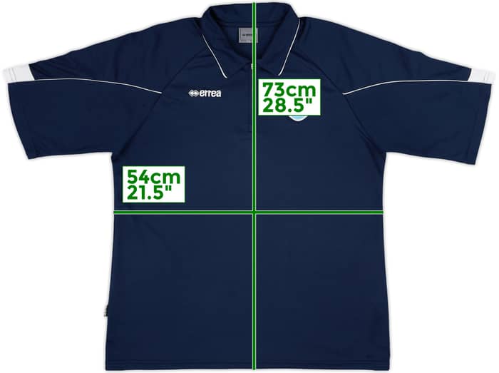 2012-13 Pescara Errea 1/4 Zip Polo Shirt - 7/10 - (XL)