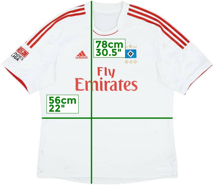 2012-13 Hamburg '125 years' Home Shirt - 5/10 - (XL)