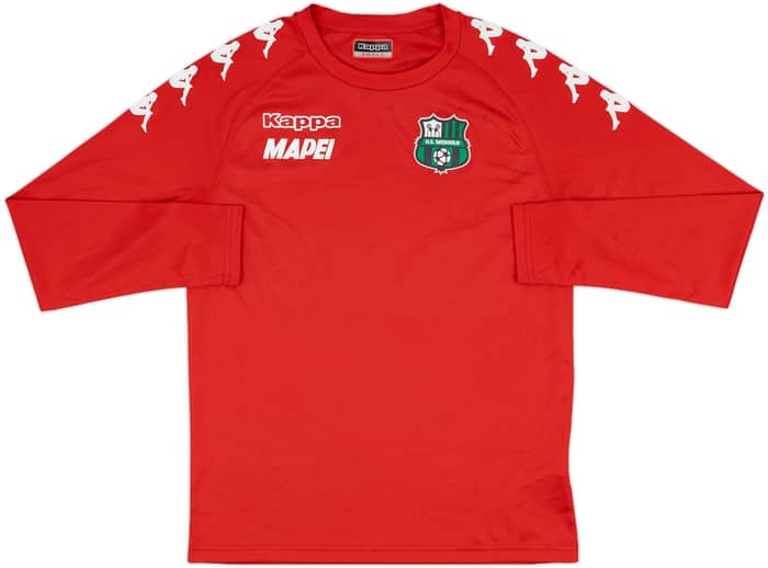 2019-20 Sassuolo Camp Kappa Training L/S Shirt - 8/10 - (S)