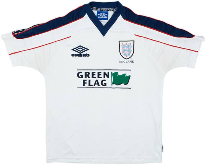 1998 England Umbro Training Shirt - 8/10 - (M)