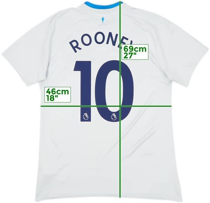2017-18 Everton Away Shirt Rooney #10 - 7/10 - (M)