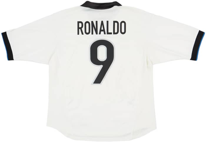 1998-99 Inter Milan Away Shirt Ronaldo #9 - 5/10 - (M)