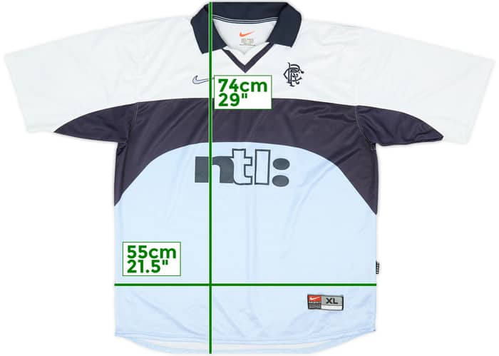 1999-00 Rangers Away Shirt - 8/10 - (XL)