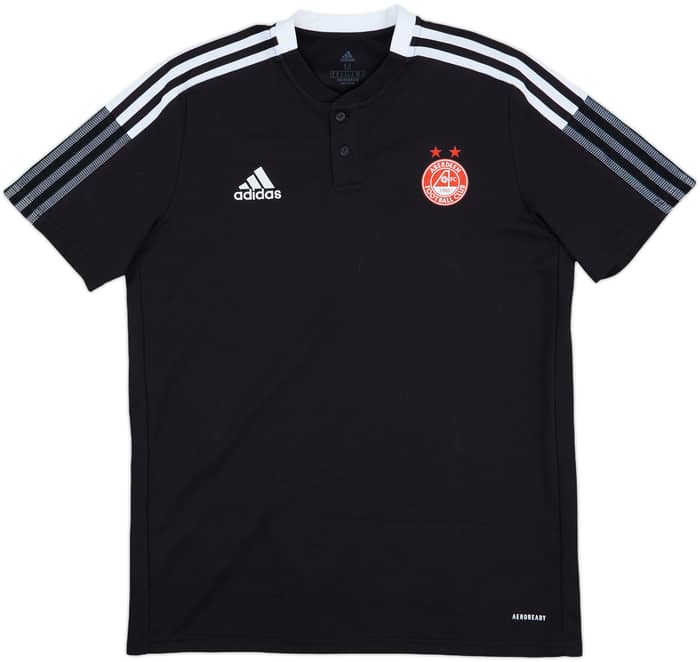 2021-22 Aberdeen adidas Polo Shirt - 8/10 - (M)
