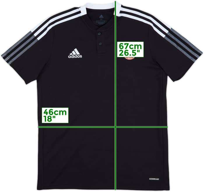 2021-22 Aberdeen adidas Polo Shirt - 8/10 - (M)