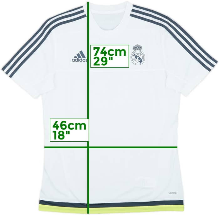 2015-16 Real Madrid adidas Training Shirt - 8/10 - (M)