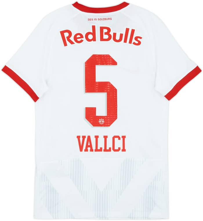 2022-23 Red Bull Salzburg Signed Home Shirt Vallci #5 - 8/10 - (S)