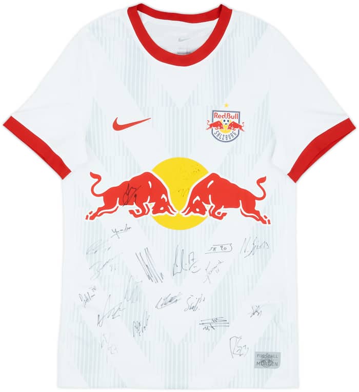 2022-23 Red Bull Salzburg Signed Home Shirt Vallci #5 - 8/10 - (S)