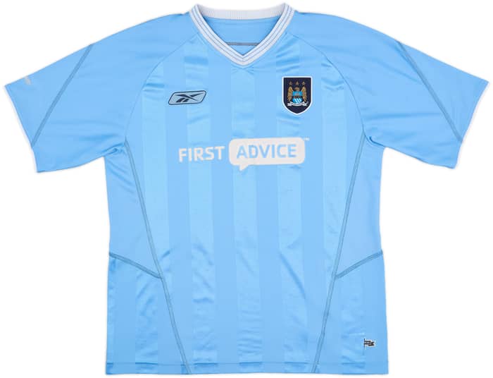 2003-04 Manchester City Home Shirt Anelka #39 - 6/10 - (L)