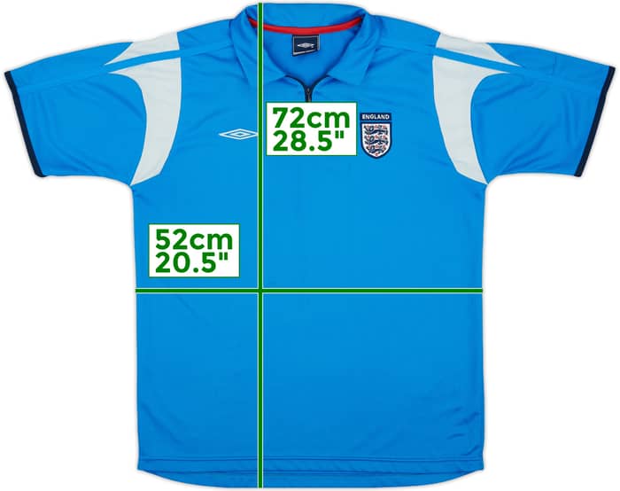2006-07 England Umbro 1/4 Zip Polo Shirt - 9/10 - (M)