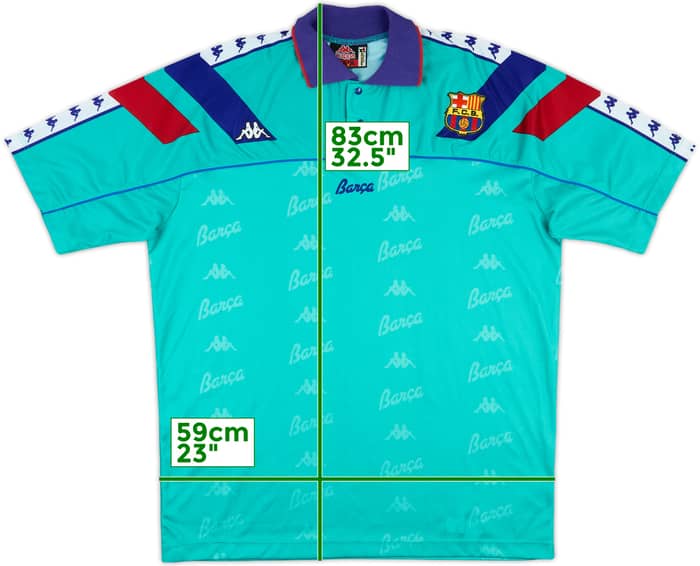 1992-95 Barcelona Away Shirt - 9/10 - (XL)