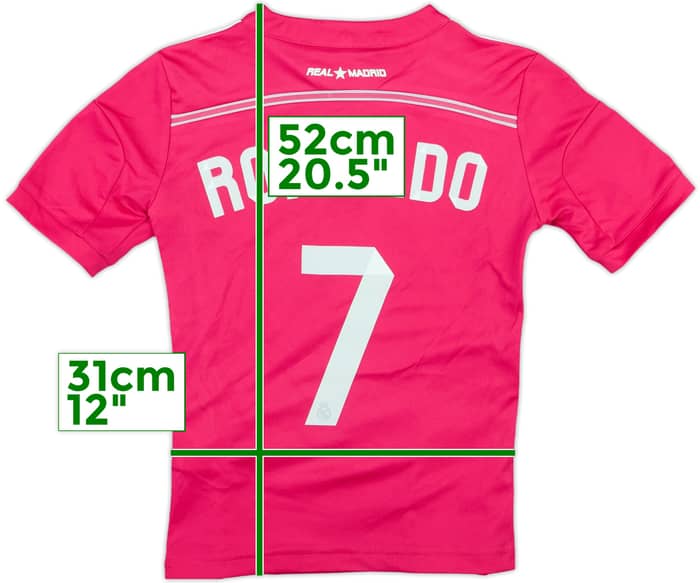 2014-15 Real Madrid Away Shirt Ronaldo #7 - 9/10 - (S.Boys)