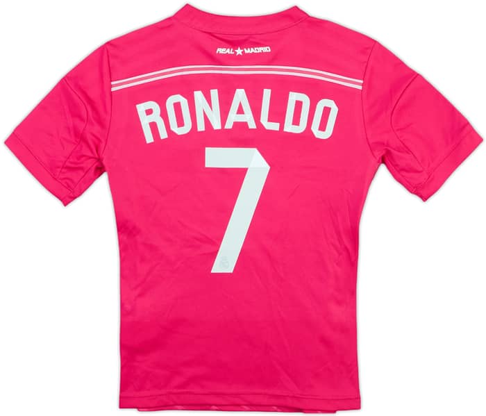 2014-15 Real Madrid Away Shirt Ronaldo #7 - 9/10 - (7-8 Years)