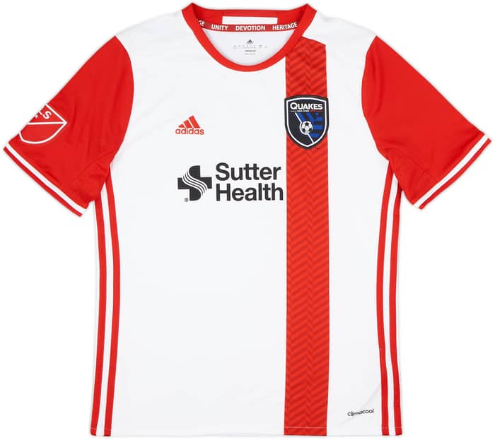 2016-17 San Jose Earthquakes Away Shirt - 9/10 - (L.Boys)