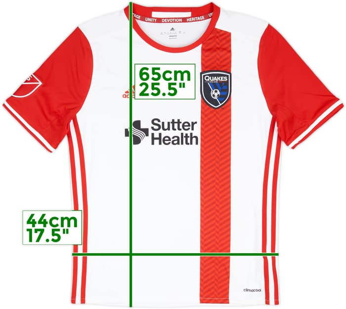 2016-17 San Jose Earthquakes Away Shirt - 8/10 - (L.Boys)