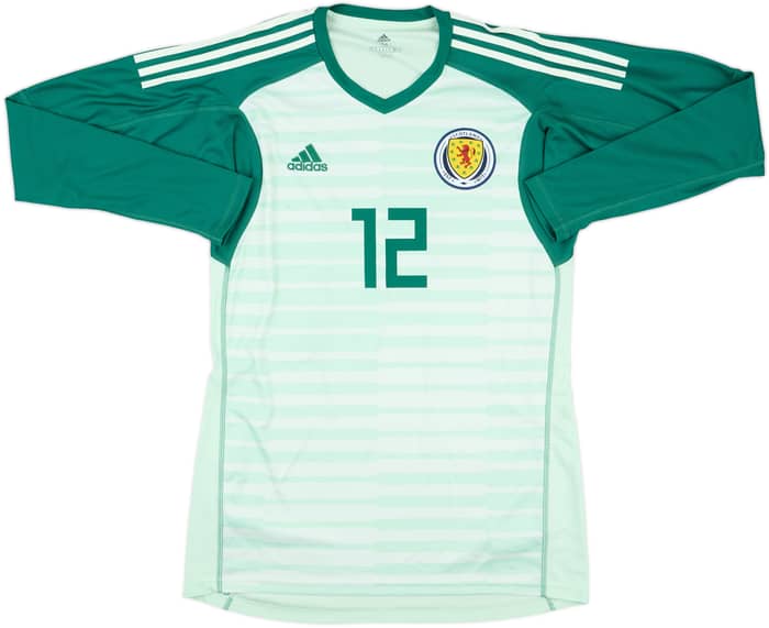 2018-20 Scotland GK Shirt #12 - 8/10 - (M)