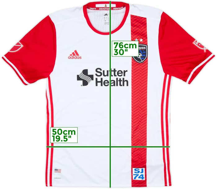 2017 San Jose Earthquakes Player Issue Away Shirt - 9/10 - (L)