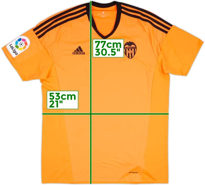 2016-17 Valencia Third Shirt - 7/10 - (L)