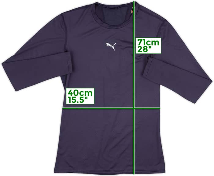 2021-22 Puma Baselayer Compression L/S Shirt - 9/10 - (L)