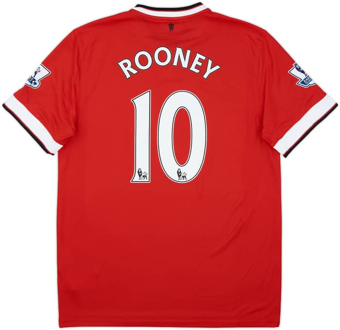 2014-15 Manchester United Home Shirt Rooney #10 - 8/10 - (L)