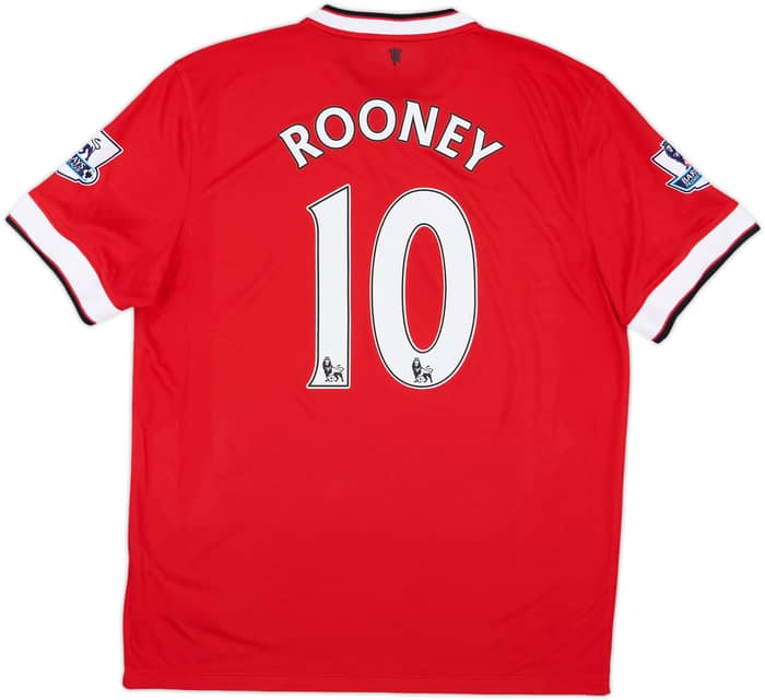 2014-15 Manchester United Home Shirt Rooney #10 - 10/10 - (L)