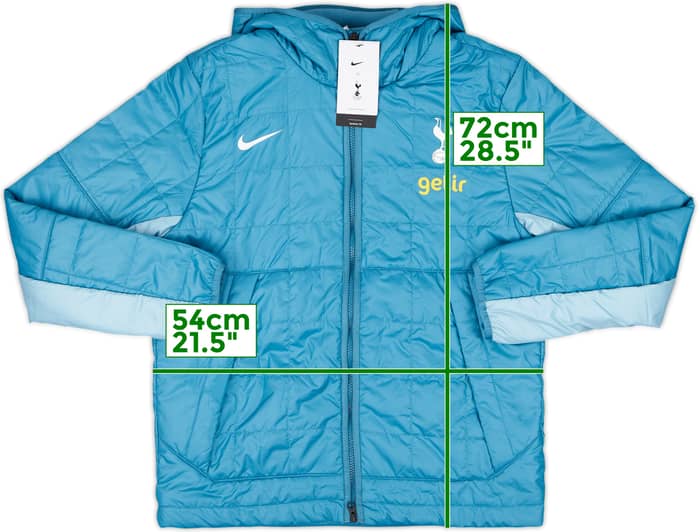 2022-23 Tottenham Nike Hooded Padded Rain Jacket (S)
