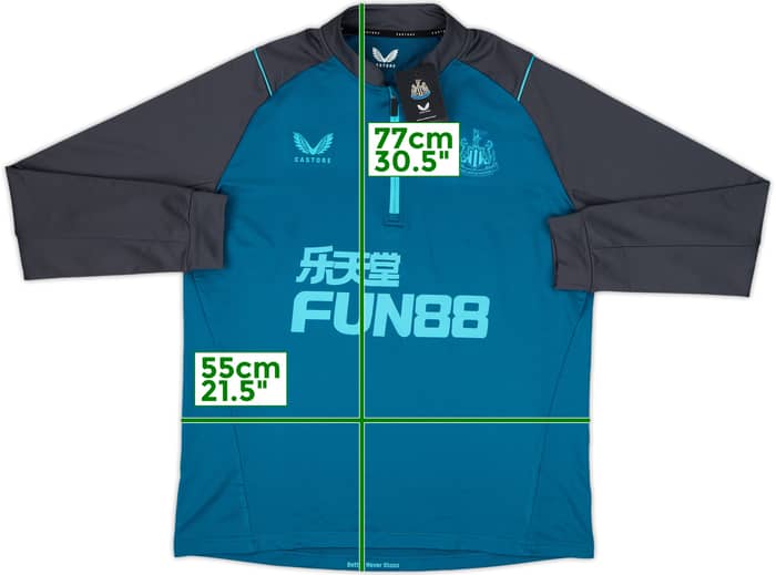 2021-22 Newcastle Castore 1/4 Zip Drill Top (L)