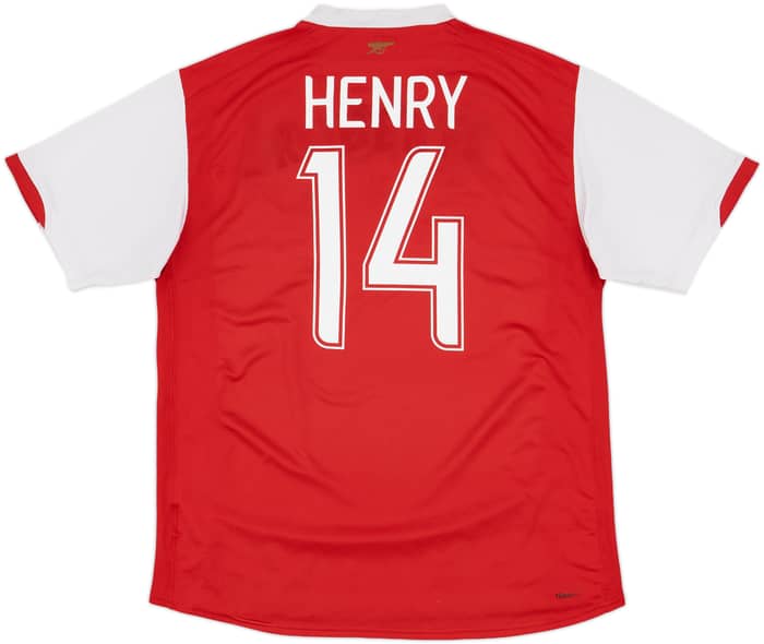 2006-08 Arsenal Home Shirt Henry #14 - 5/10 - (L)