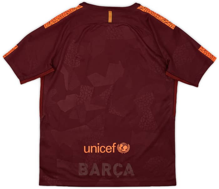 2017-18 Barcelona Third Shirt - 9/10 - (XL.Boys)