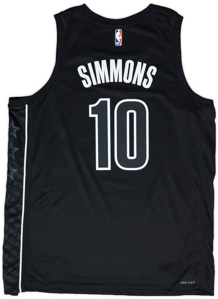 2022-25 Brooklyn Nets Simmons #10 Jordan Swingman Alternate Jersey (XL)