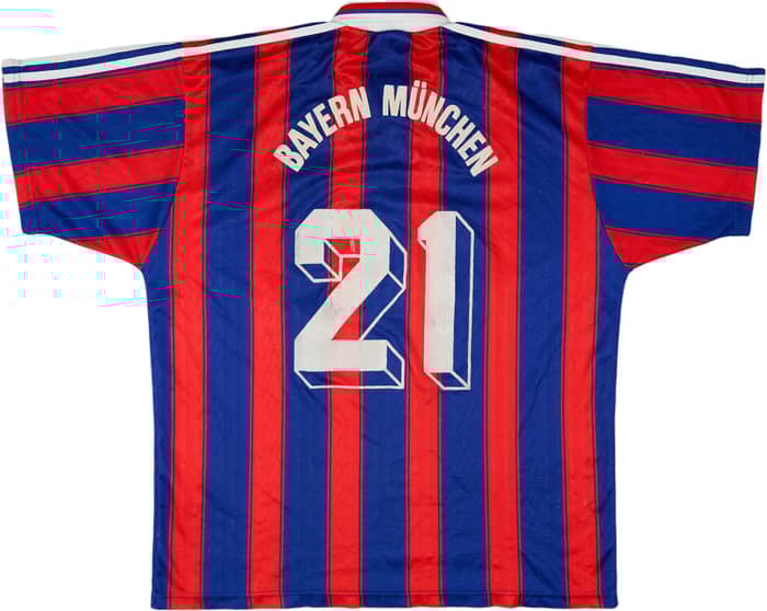 1995-97 Bayern Munich Home Shirt #21 - 5/10 - (XL)