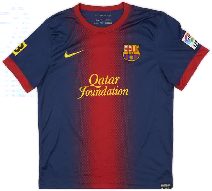 2012-13 Barcelona Home Shirt Messi #10 - 6/10 - (XL)