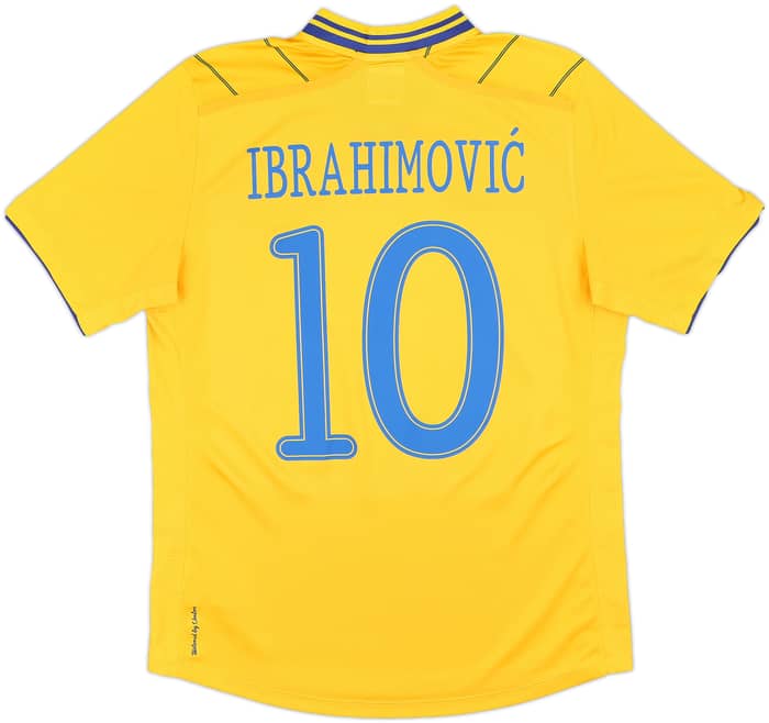 2012-13 Sweden Home Shirt Ibrahimovic #10 - 10/10 - (M)