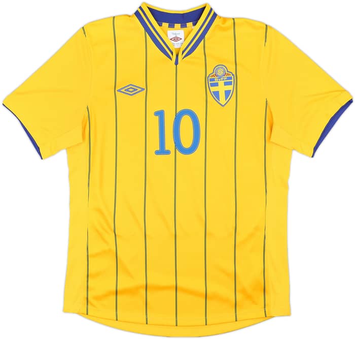 2012-13 Sweden Home Shirt Ibrahimovic #10 - 10/10 - (M)