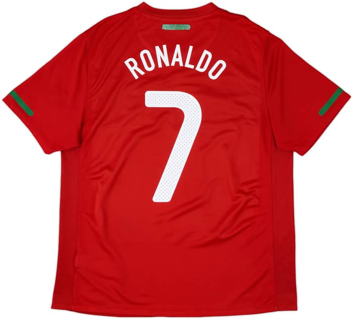 2010-11 Portugal Home Shirt Ronaldo #7 - 6/10 - (L)