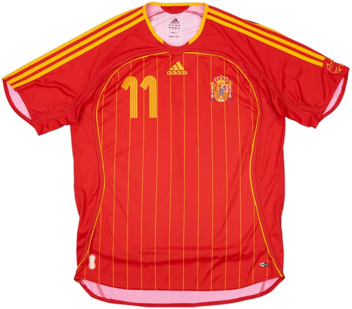 2006-08 Spain Home Shirt Luis Garcia #11 - 9/10 - (L)
