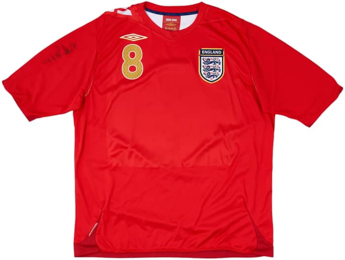 2006-08 England Away Shirt Lampard #8 - 5/10 - (XL)