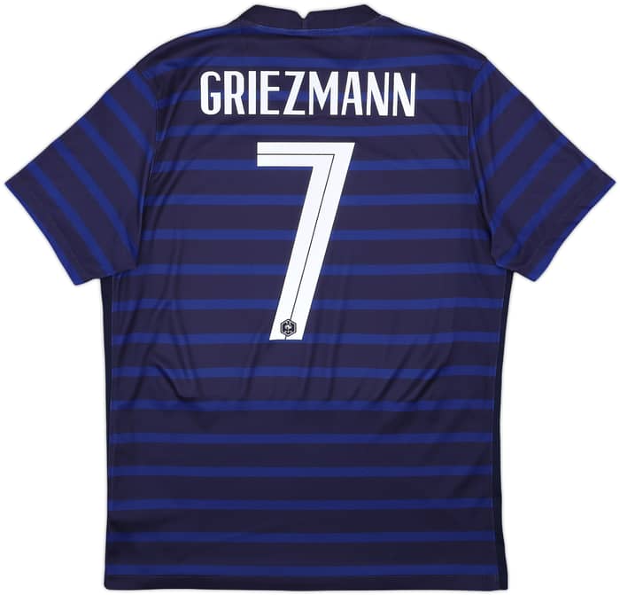 2020-21 France Home Shirt Griezmann #7 - 9/10 - (L)