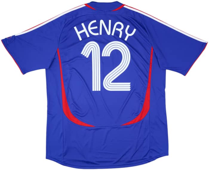 2007-08 France Home Shirt Henry #12 - 10/10 - (XL)