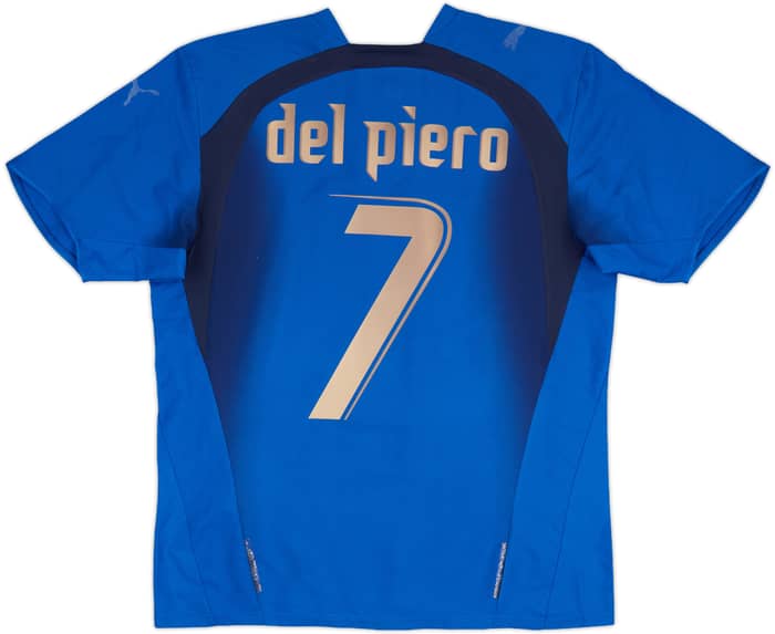 2006 Italy Home Shirt Del Piero #7 - 4/10 - (M)